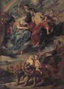 Peter Paul Rubens The Meeting of Marie de'Medici and Henry IV at Lyons (mk01) oil on canvas